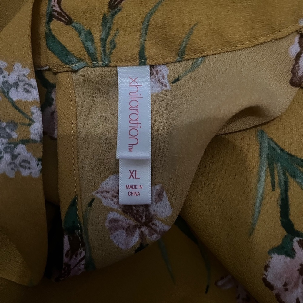 Xhilaration Floral Shift Mini Dress - Picture 4 of 6